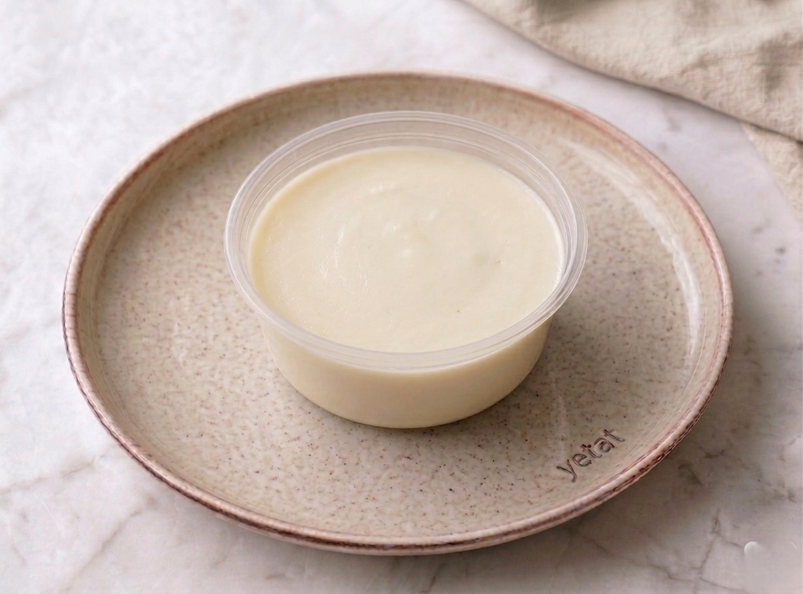 damla sakızlı muhallebi hazır sütlü tatlı Yetat 125g vakumlu paket