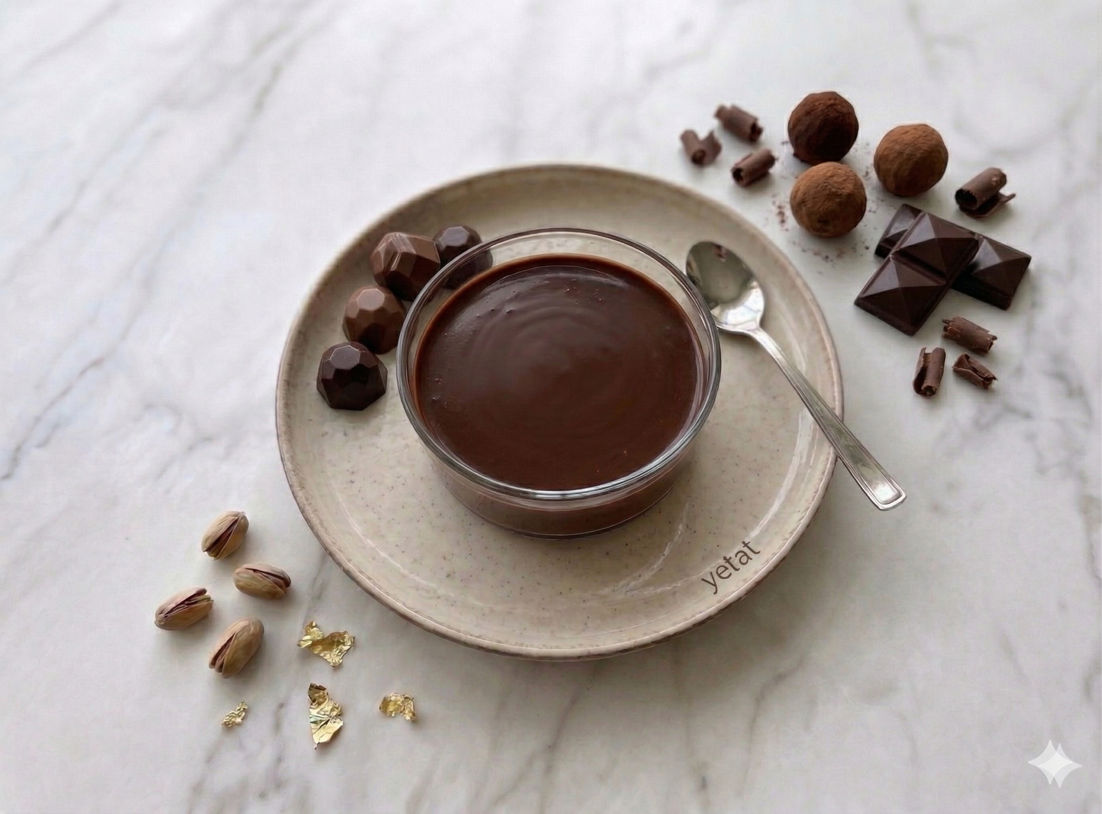 Yetat Yoğun Çikolatalı Puding - Porsiyonluk Sütlü Tatlı